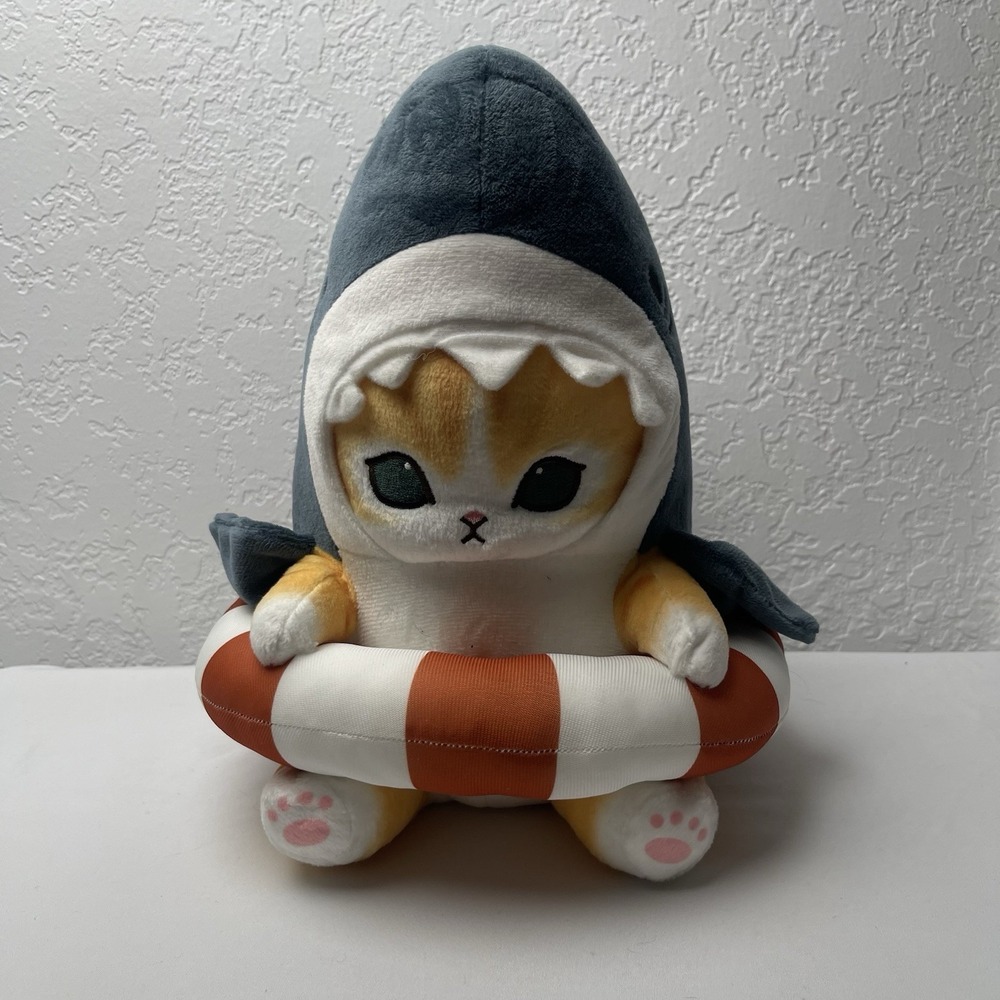 Mofusand Cat Shark 11 Inch Plush Stuffed Animal NWT